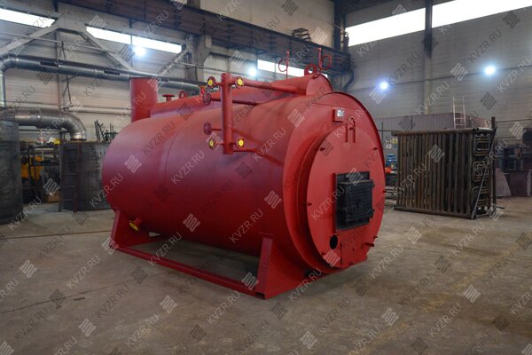 Промышленный парогенератор 500 кг 130 С твердотопливный