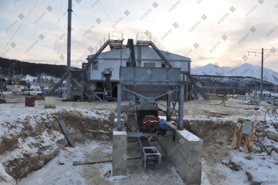 Бункер угля котельной отопительной